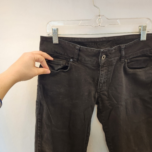 REFUGE Juniors Womens Black Onyx  Jeans Size 11 Skinny - Picture 4 of 8